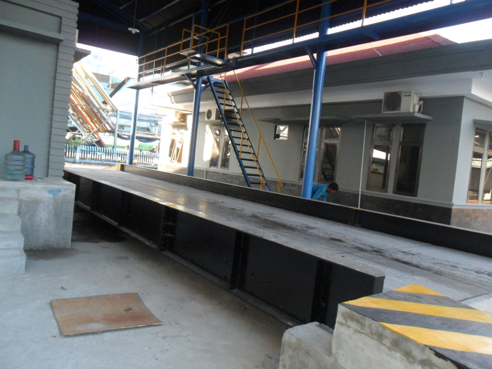 Weighbridge at an industrial site